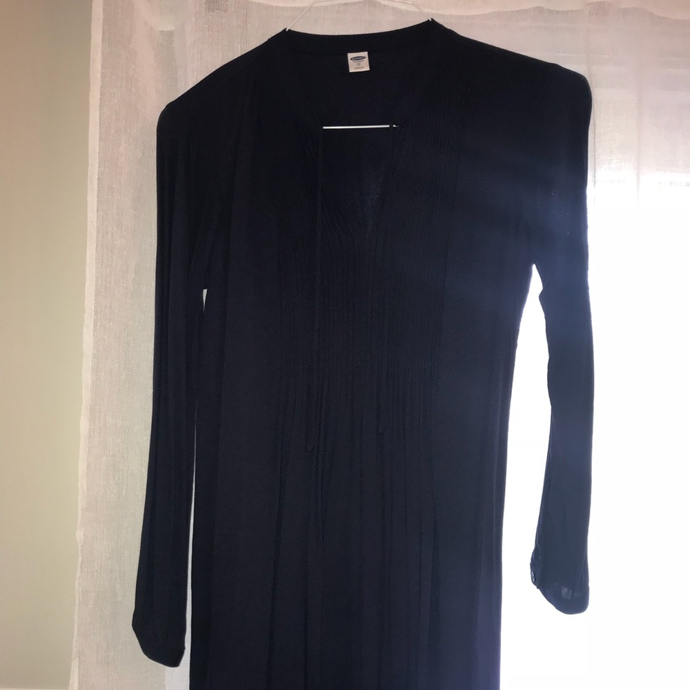 Navy A-line dress Worn once from old navy